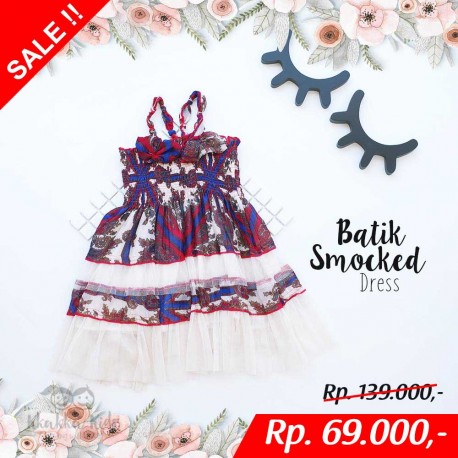 Batik Smocked Dress