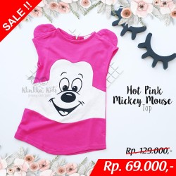 Hot Pink Mickey Mouse Dress