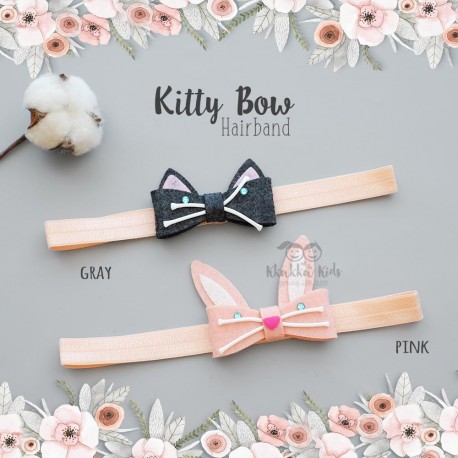 Kitty Bow hairband