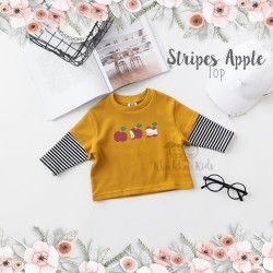 Stripes Apple Top