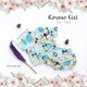Kimono Girl Top + Pant - Tsum Polka Blue