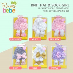 Royal baby - Knit hat & sock
