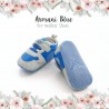 Armani Blue Pre-walker Shoes