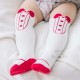 Bow Buttons Knee Socks