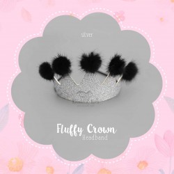 Fluffy Crown Headband