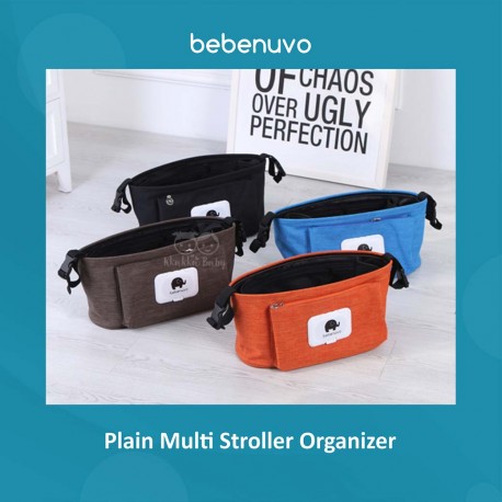 Bebenuvo Plain Multi Stroller Organizer