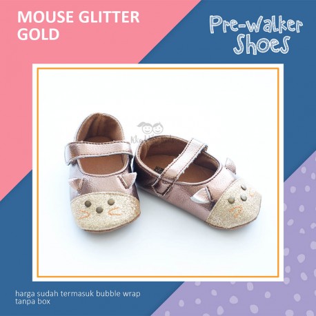 Mouse Glitter Pre-Walker Shoes