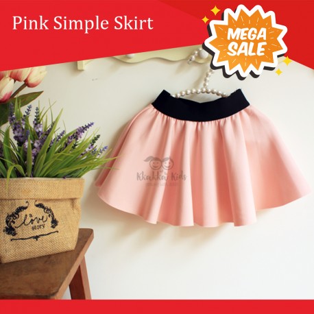Pink Simple Skirt