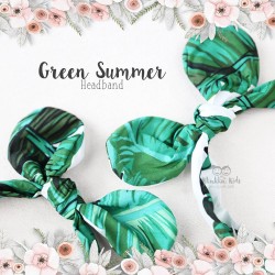 Green Summer Headband