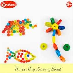 NUMBER RING LEARNING BOARD(132pcs)