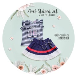 Kirei Striped Set (Top + Skirt)
