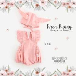 Evren Bunny Romper + Bonet
