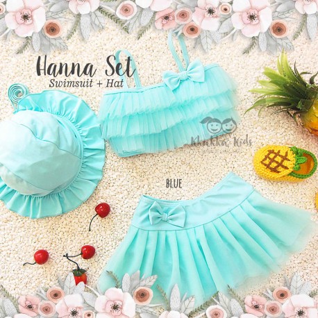 Hanna Set (Swimsuit + Hat)