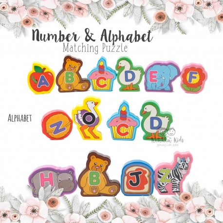 Number & Alphabet Matching Puzzle