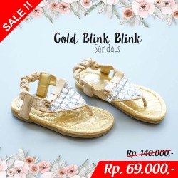 Gold Blink Blink Sandals