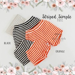 Simple Striped Couple Pant